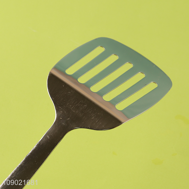 Hot Selling Stainless Steel Slotted Spatula for Frying Cooking Flipping