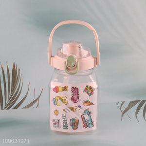 New Arrival 1300ml Leakproof Plastic Water Bottle Kids Outdoor Water Bottle