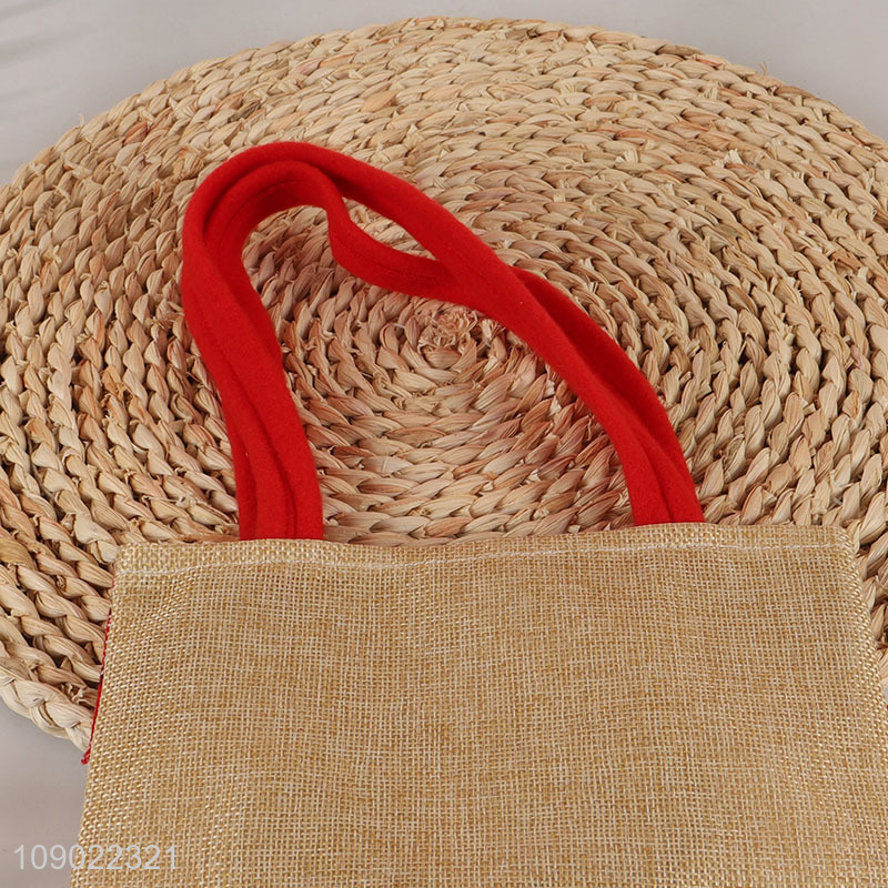 Factory direct sale Christmas plush doll candy bag with legs