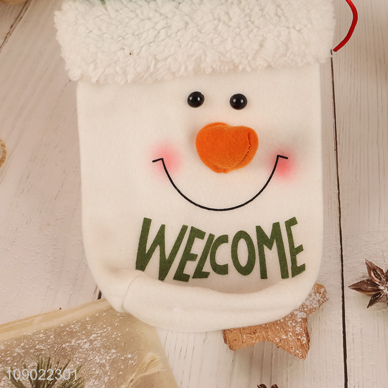 Hot items reusable red wine bags dining table decorations for Christmas