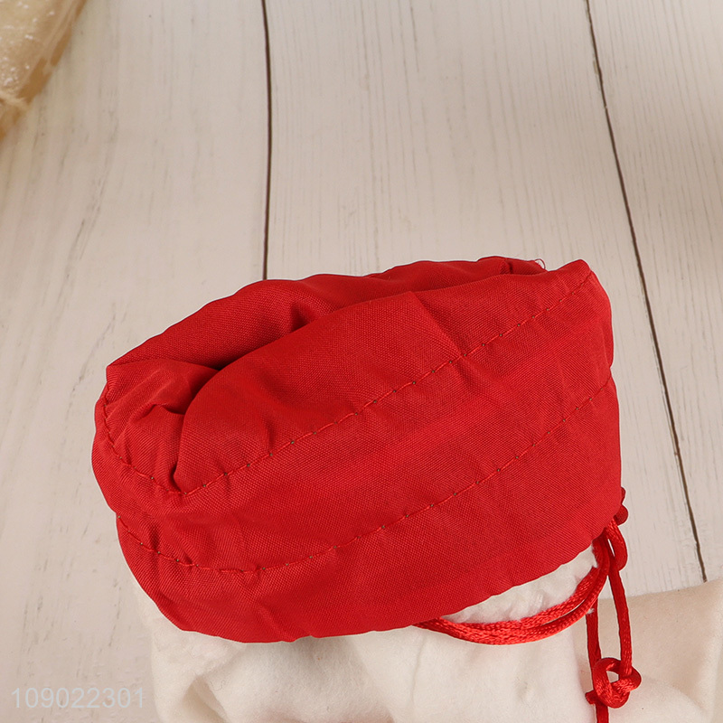 Hot items reusable red wine bags dining table decorations for Christmas