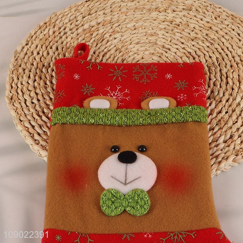 Top products home decor Christmas hanging ornaments Christmas stocking candy bag