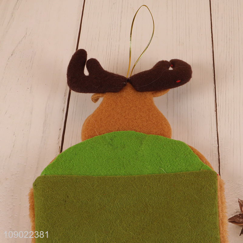 Hot items elk Christmas hanging ornaments Christmas stocking decoration