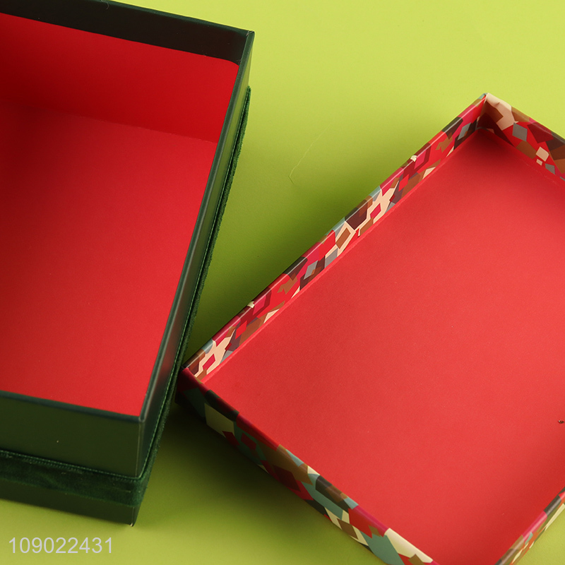 Online Wholesale 4PCS Christmas Gift Boxes Set Xmas Gift Wrap Boxes Set