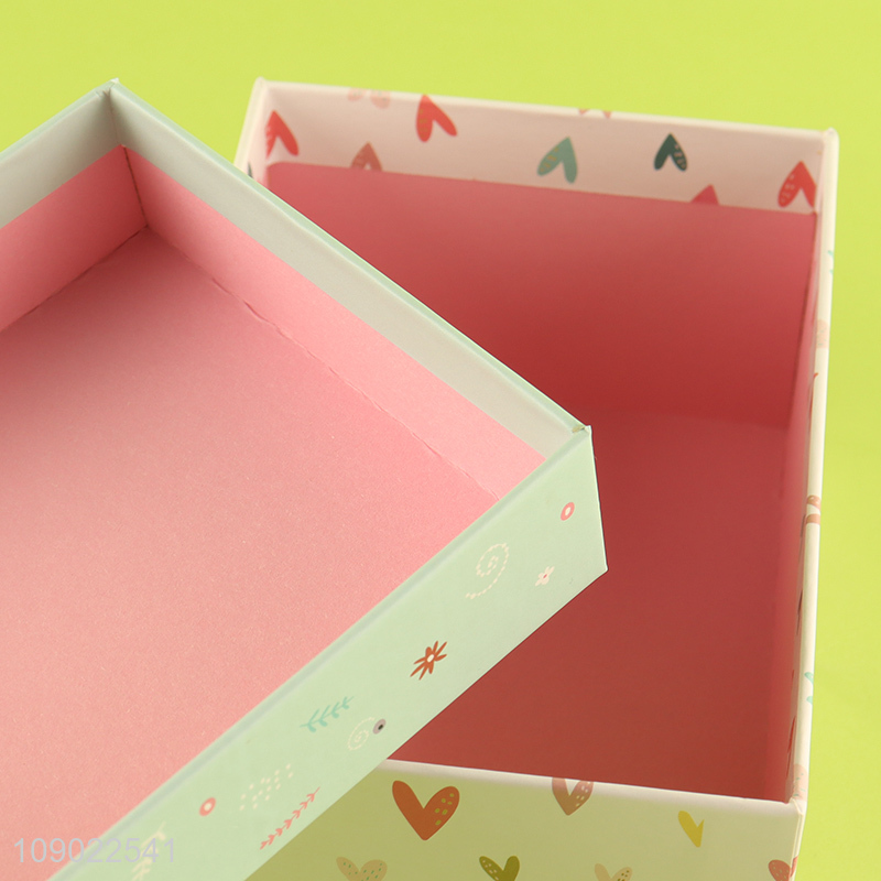 Good Quality 3PCS Gift Boxes Set Flower Arrangement Boxes for Valentine's Day