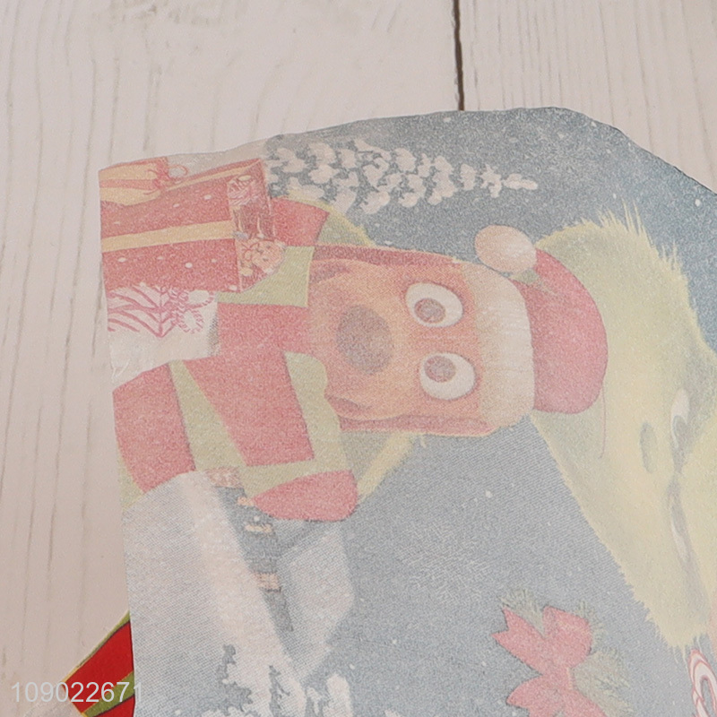 Popular products 20pcs merry christmas printed paper napkins for tabletop decoration