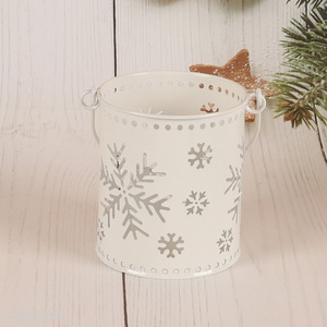 Top selling Christmas decoration hanging metal candle holder for home decor