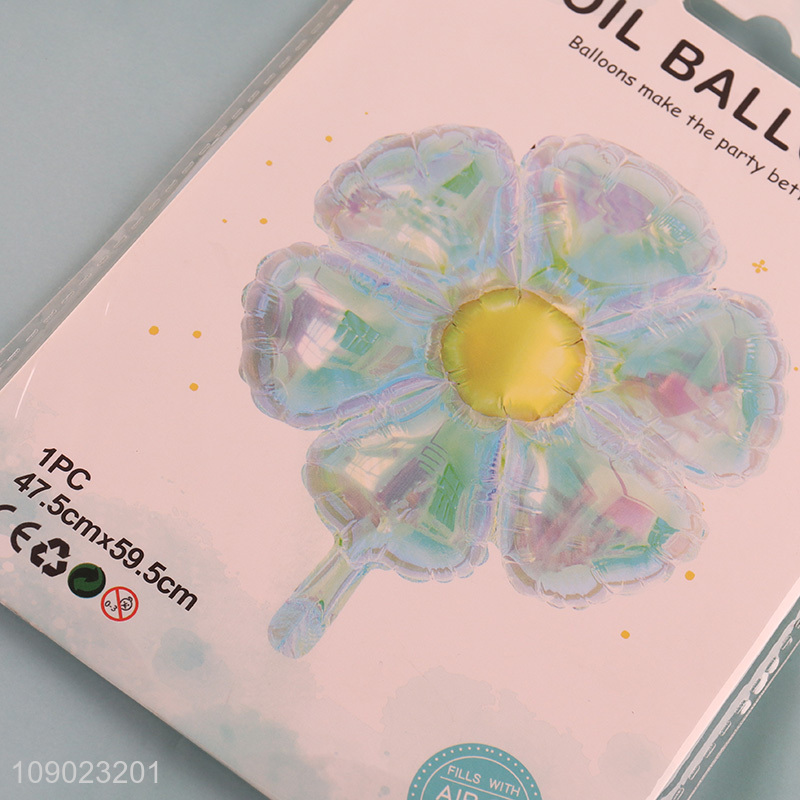 Wholesale Flower Shaped Aluminum Foil Balloon for Wedding Birthday Party Decor
