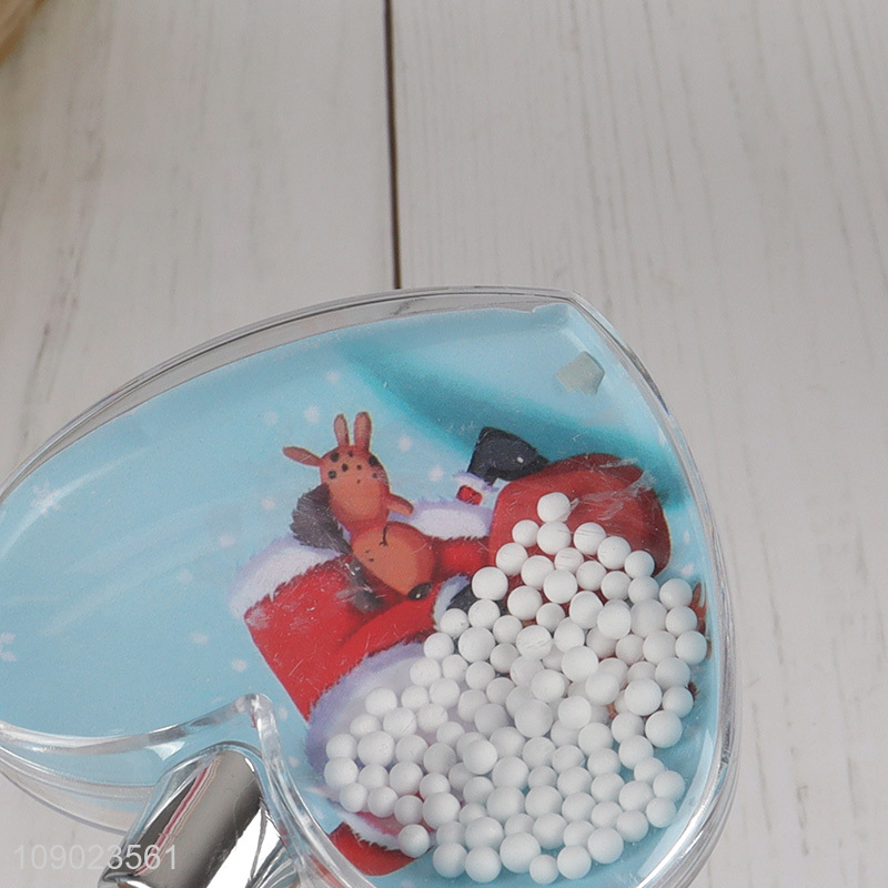 Good price heart shape Christmas tree hanging ornaments photo frame ball