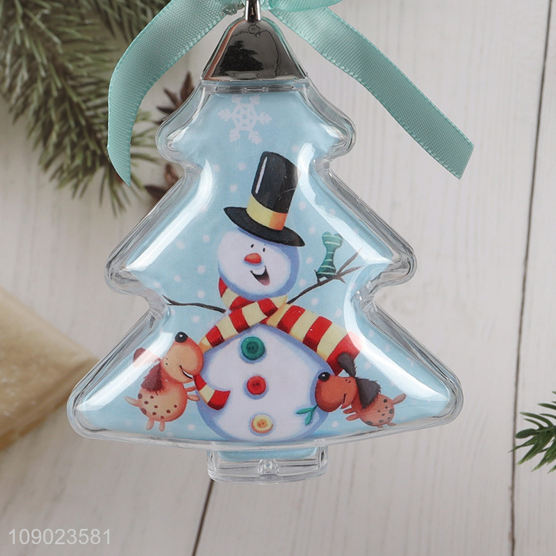 Factory supply Christmas tree hanging ornaments hanging photo frame