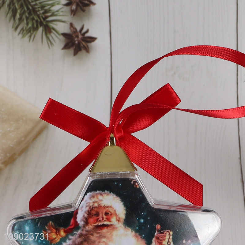 Hot selling star shape photo frame hanging ornaments Christmas decoration wholesale