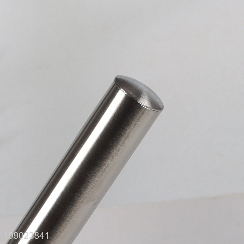 New arrival flip lid stainless steel handle toilet brush with holder