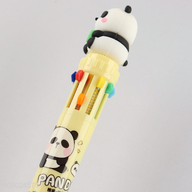 Factory Price 10-In-1 Retractable Ballpoint Pen Multicolor Pen for Kids