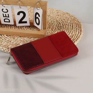 Top products red <em>women</em> long style fashionable <em>wallet</em> for gifts