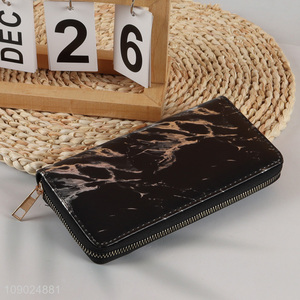 New arrival pu leather <em>women</em> fashionable long style <em>wallet</em> for sale