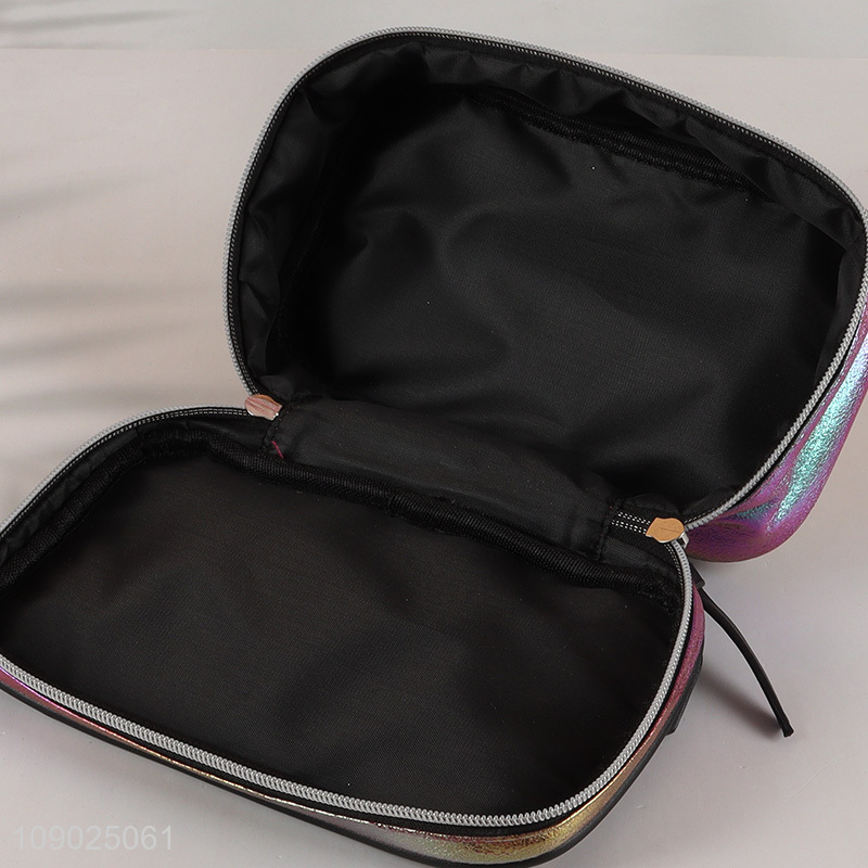 Hot products portable waterproof pvc women makeup bag cosmetic bag