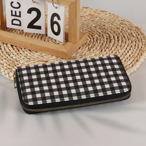Top sale fashionable pu leather <em>women</em> long style <em>wallet</em> for gifts