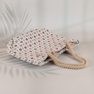 Low price portable reusable canvas tote bags <em>shopping</em> <em>bag</em> for women