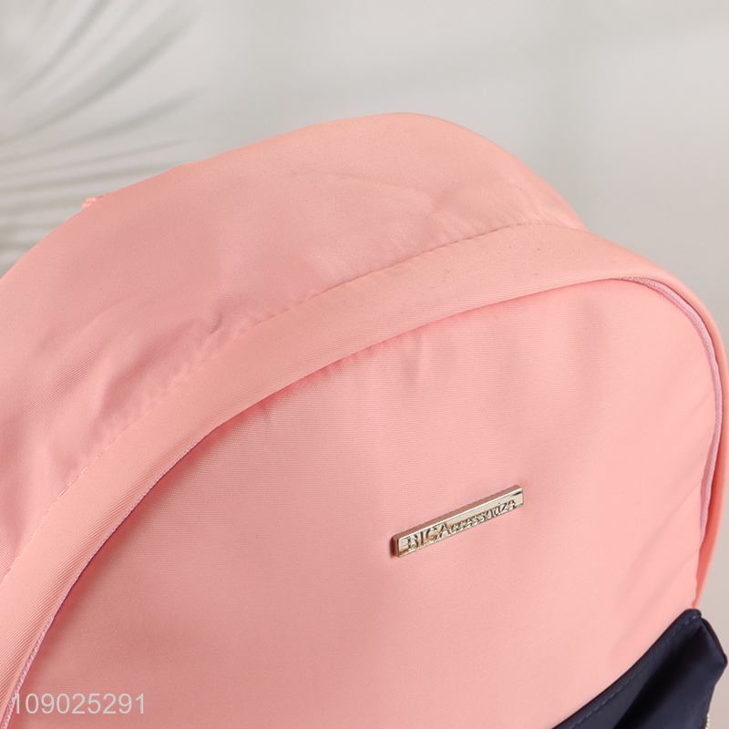 Most popular lightweight polyester girls causal backpack for daily use