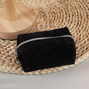 Low price black <em>women</em> portable travel cosmetic <em>bag</em> makeup <em>bag</em> for sale