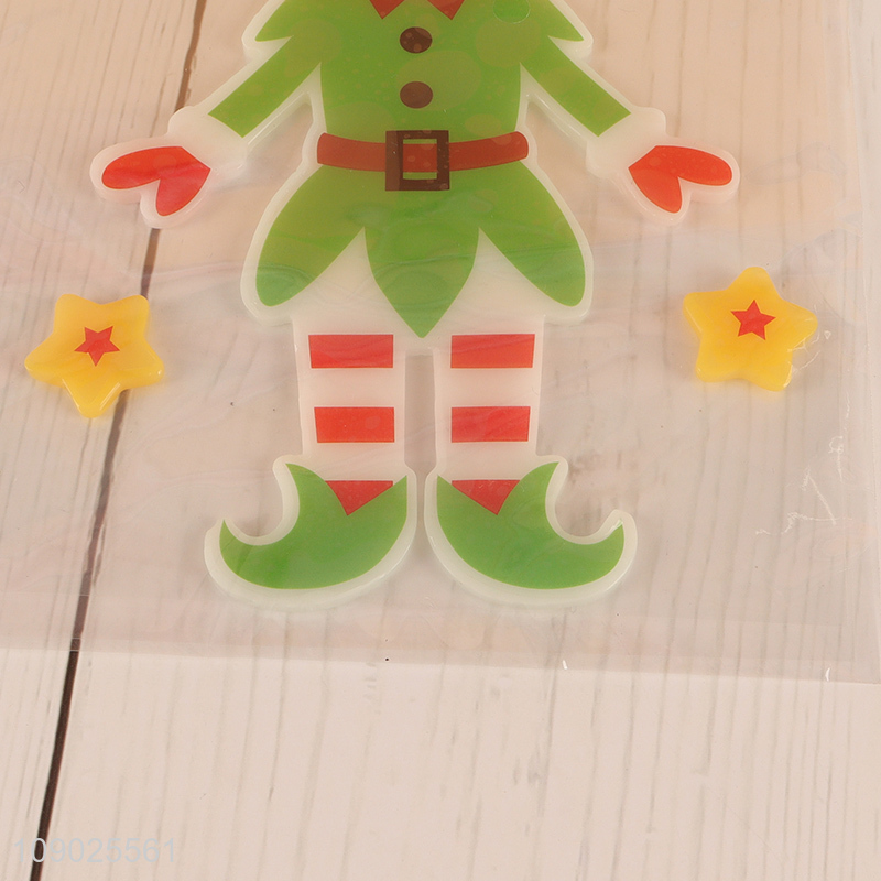 Online Wholesale Christmas Gel Window Clings Xmas Window Stickers for Kids