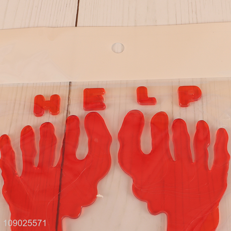 New Product Halloween Gel Window Clings Scary Halloween Window Stickers