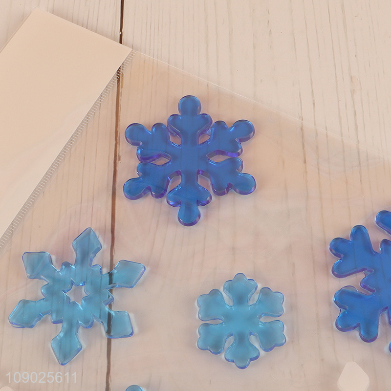 High Quality Christmas Gel Window Clings Holiday Christmas Window Decals