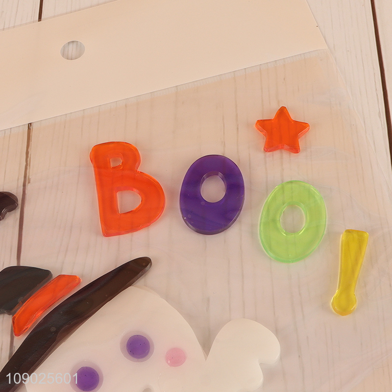New Arrival Halloween Gel Window Clings Stickers Scary Halloween Decorations