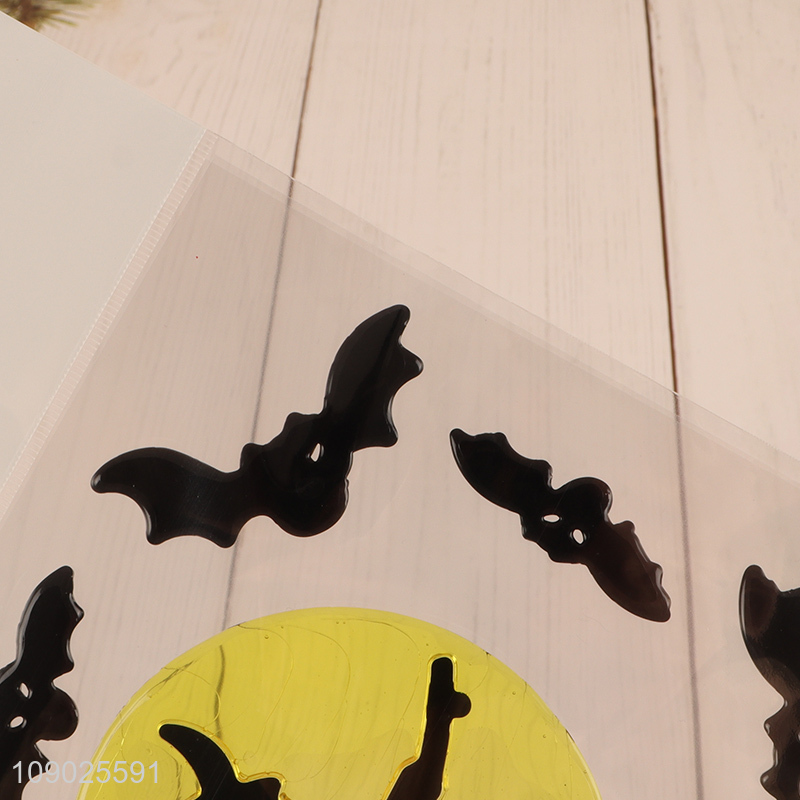 Good Quality Halloween Gel Window Clings Reusable Halloween Window Decals
