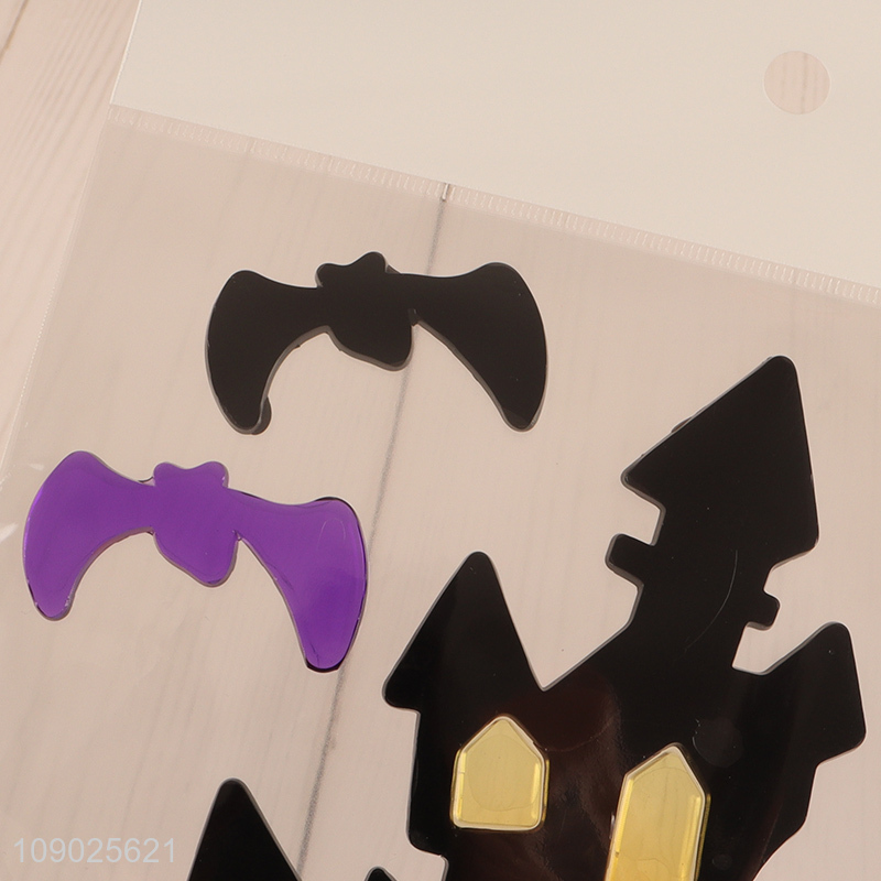 Wholesale Halloween Gel Window Clings Reusable Thick Halloween Window Decals