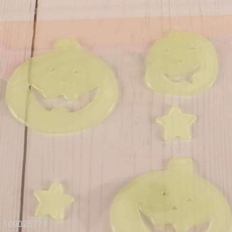 High Quality Halloween Gel Window Clings Fluorescent Halloween Window Decals