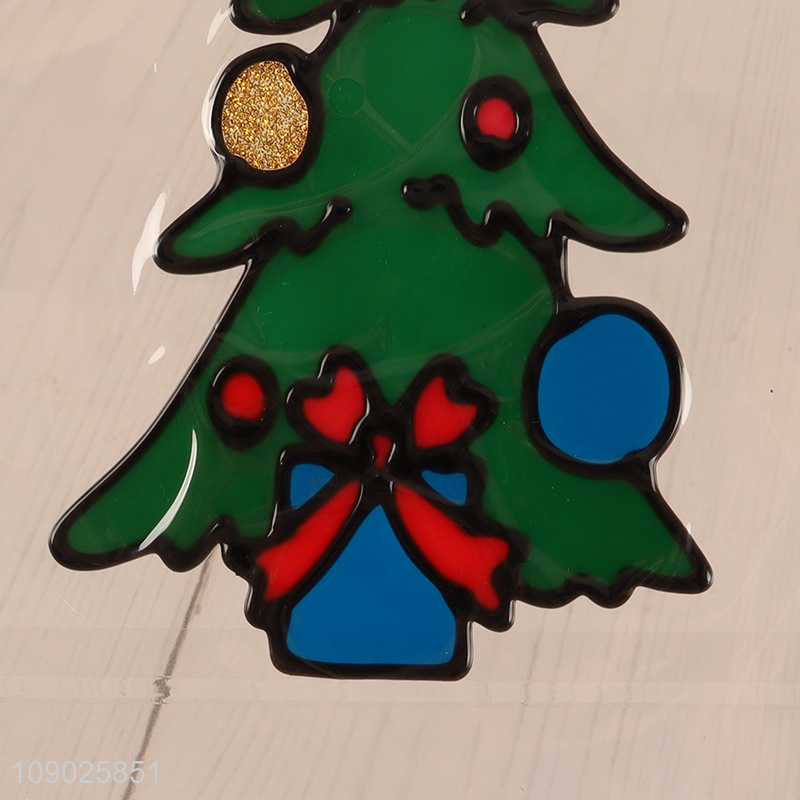 Good Quality PVC Christmas Window Stickers for Christmas Window Decoration
