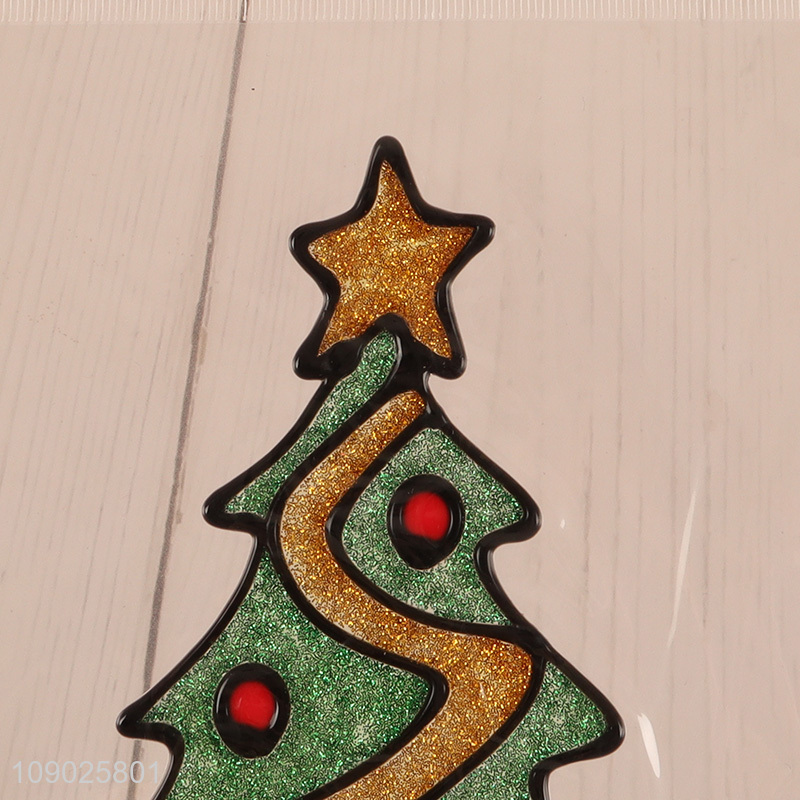 New Product PVC Christmas Window Clings Cute Christmas Window Stickers