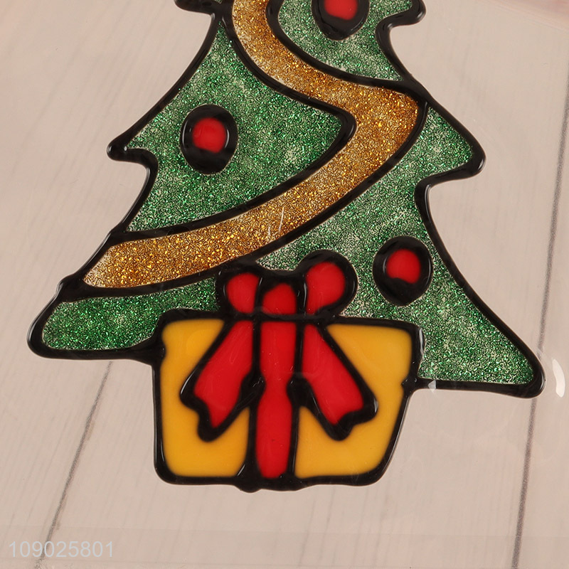 New Product PVC Christmas Window Clings Cute Christmas Window Stickers