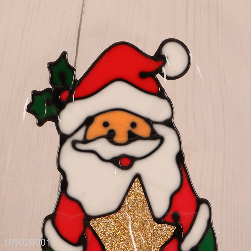 Online Wholesale PVC Christmas Window Stickers Cute Cartoon Window Clings