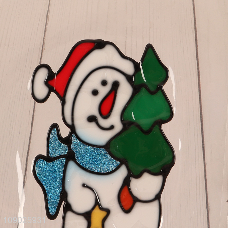 Online Wholesale PVC Christmas Window Clings Cute Christmas Window Stickers