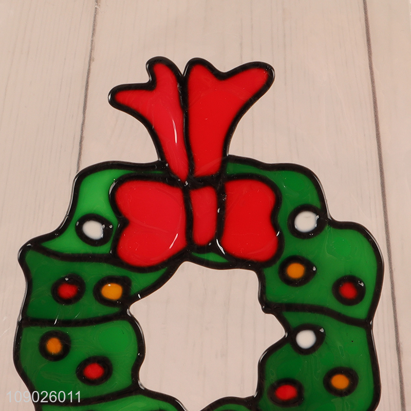 New Product PVC Christmas Window Clings Stickers for Party Decoration