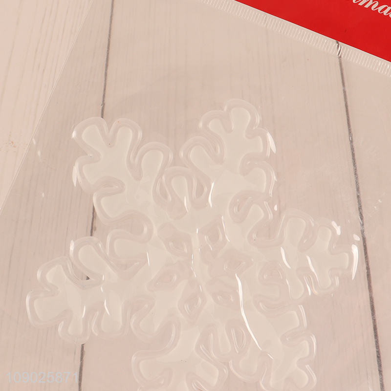 New Product PVC Christmas Window Stickers Cute Cartoon Window Clings
