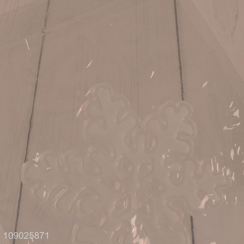 New Product PVC Christmas Window Stickers Cute Cartoon Window Clings