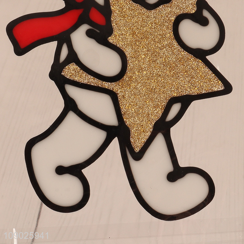 New Product PVC Christmas Window Clings Stickers for Home Decoration