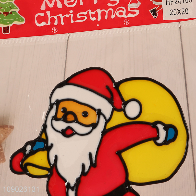 Good Quality PVC Christmas Window Stickers Cute Cartoon Window Clings