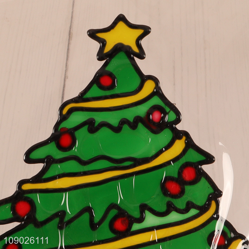 High Quality PVC Christmas Window Stickers for Christmas Window Decoration