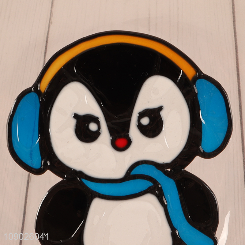 High Quality PVC Christmas Window Clings Reusable Xmas Window Stickers