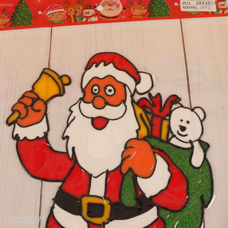 Good Quality PVC Christmas Window Clings Stickers for Party Decoration