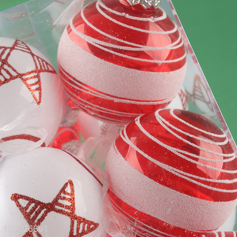 Latest products 12pcs Christmas ball Christmas tree hanging ornaments for decoration