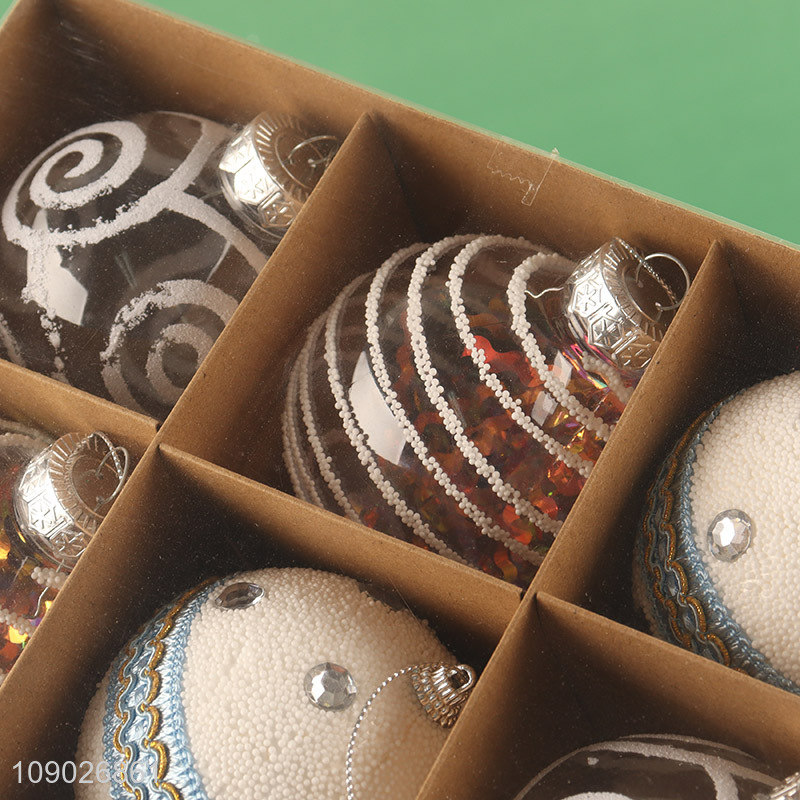 Good price 9pcs Christmas ball set Christmas decoration xmas tree hanging ornaments