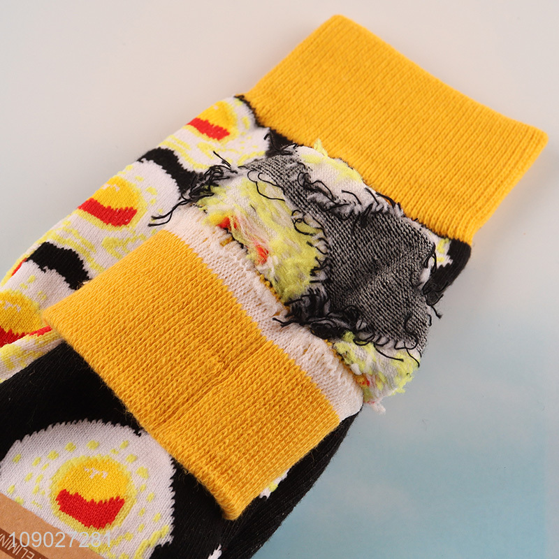 China wholesale fashionable cotton breathable men women casual socks