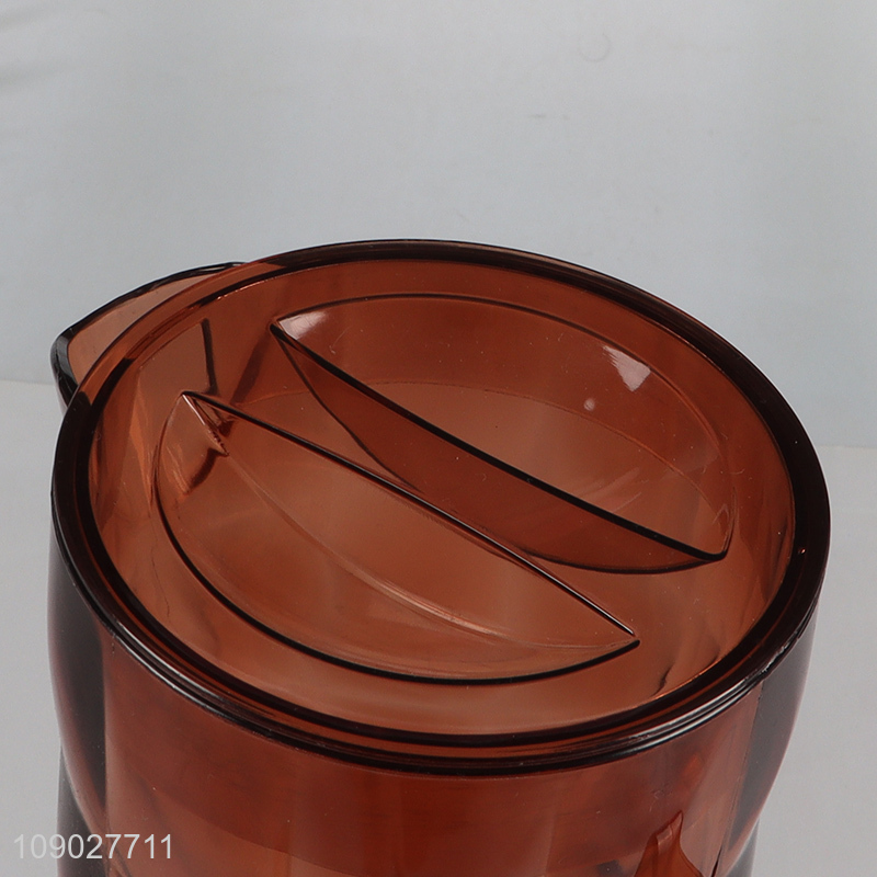 New Product BPA Free Unbreakable Plastic Water Pitcher with Lid and 4 Cups