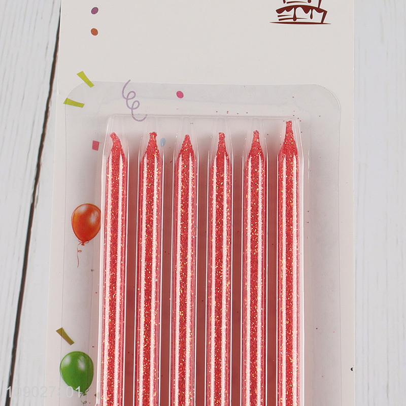 New arrival 6pcs birthday cake candle birthday party supplies for sale
