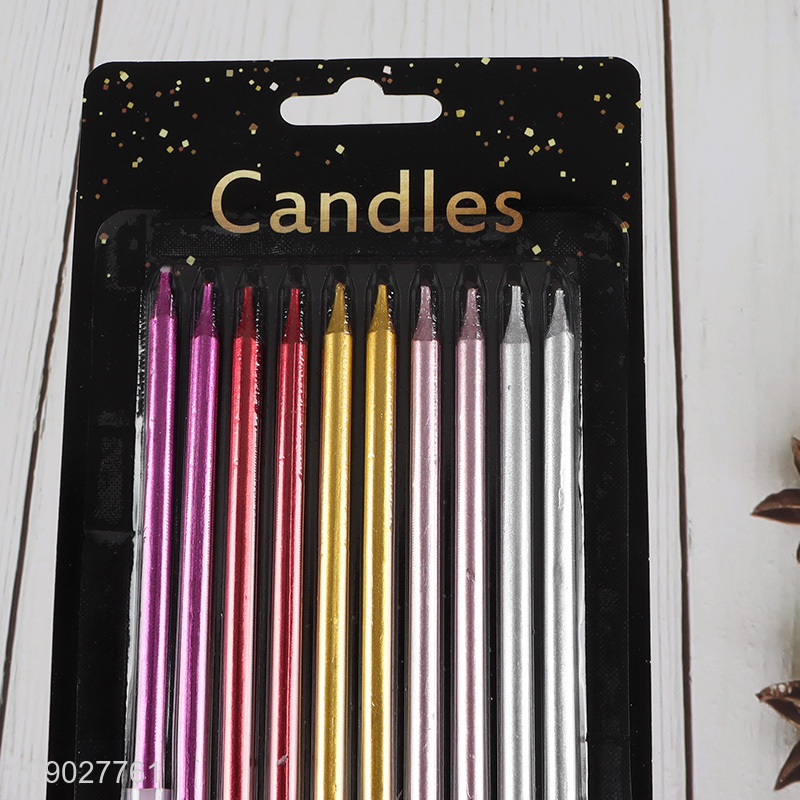 Top products multicolor birthday cake candle festival cake candle for sale